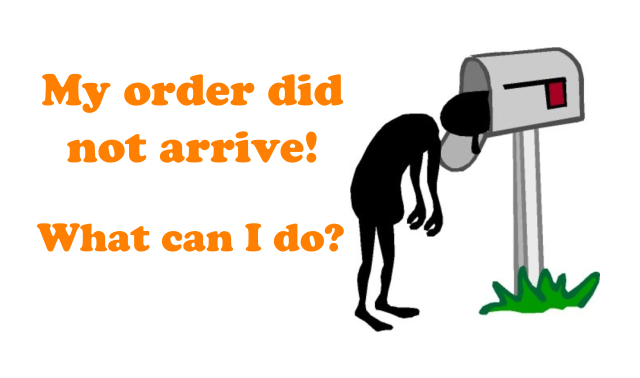 Where is my delivery ? Item not received.