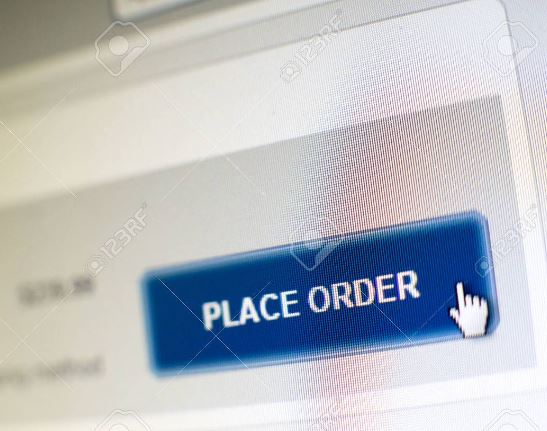 How to place an order at the wesbite