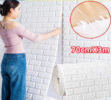 Brick Stickers Foam Brick Stickers 3D Self Adhesive Wallpaper