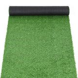 Prime Turf Artificial Grass Turf Rug Fake Grass 2 Rolls 15mm Height 50cm x 2m Indoor Outdoor Synthetic Grass Mat Carpet with Drainage Holes Plastic Plant