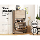 Storage Shoe Rack Cabinet Shoes Storage Organiser Shelf Rack Metal Frame