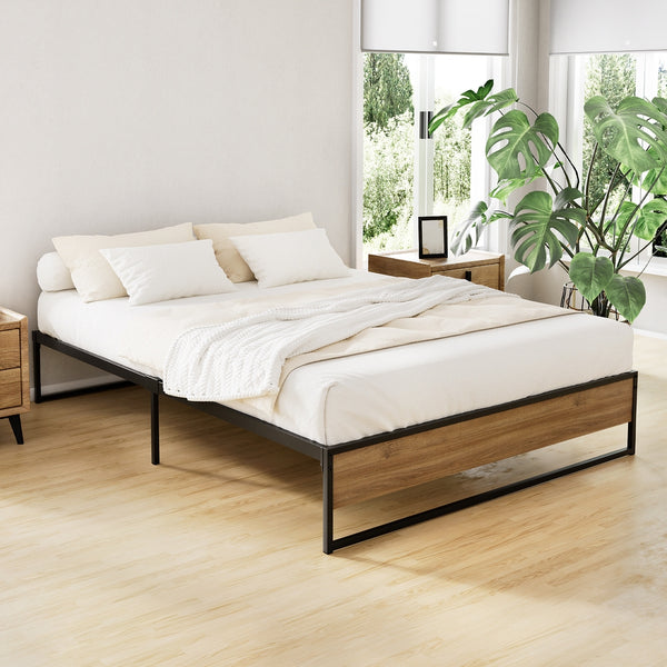 Bed Frame Metal Double Bed Base OSL