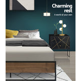 Bed Frame Metal Queen Bed Frame Bed Base OSL-