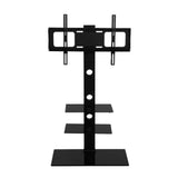 TV Stand 32 to 70 Inch Bracket Mount Swivel Height Adjustable  Black - STAND A L O N E