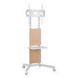 TV Floor Stand for 32-65" Mount Bracket Universal Adjustable Height with Wheels