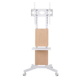 TV Floor Stand for 32-65" Mount Bracket Universal Adjustable Height with Wheels