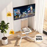 TV Floor Stand for 32-65" Mount Bracket Universal Adjustable Height with Wheels