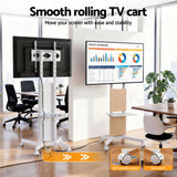 TV Floor Stand for 32-65" Mount Bracket Universal Adjustable Height with Wheels