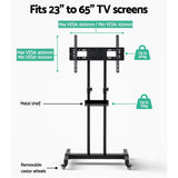 TV Stand for 23"-65" TVs Mount Bracket Portable on wheels