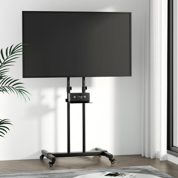 TV Stand for 23"-65" TVs Mount Bracket Portable on wheels