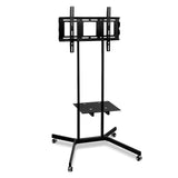 TV Stand floor for 32” to 65” TV with rotating castor wheels screen Modern Practical -STAND A L O N E