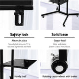 TV Stand floor for 32” to 65” TV with rotating castor wheels screen Modern Practical -STAND A L O N E