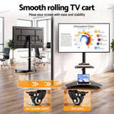 TV Stand for 40-100" Mount Bracket Adjustable Height with Wheels Universal