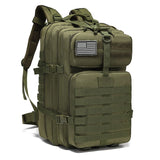 Tactical Backpack Travel Backpack Outdoor Backpack Durable Backpack Organized - ACU camouflage - Size Routine 45L