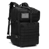 Tactical Backpack Travel Backpack Outdoor Backpack Durable Backpack Organized - army green - Size Routine 45L