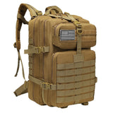 Tactical Backpack Travel Backpack Outdoor Backpack Durable Backpack Organized - CP camouflage - Size Routine 45L