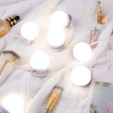 Mirror Lighting Hollywood LED Vanity Mirror Lights Kit, to use and make Dimmable Makeup mirror