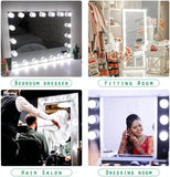 Mirror Lighting Hollywood LED Vanity Mirror Lights Kit, to use and make Dimmable Makeup mirror