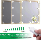Mirror Lighting Hollywood LED Vanity Mirror Lights Kit, to use and make Dimmable Makeup mirror