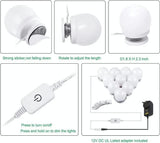 Mirror Lighting Hollywood LED Vanity Mirror Lights Kit, to use and make Dimmable Makeup mirror