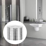 Mirror Mosaic Tiles Sticker  Self Adhesive Glass Mini Square Mirror Wall Sticker For Diy Crafts