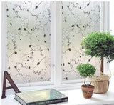 Frosted window film self-adhesive privacy protection UV protection decorative plastic for glass, 60cmx3m