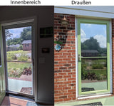 Mirror Reflective Self-Adhesive Window Film for Sun Protection UV Blocking and Privacy, 40cmx2m, Gray