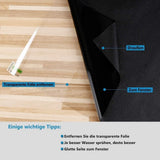 Black Self-Adhesive Window Film Mirror Reflective for Sun UV Protection and Privacy Blocks Heat, 50cmx2m