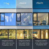 50cmx2m Self-Adhesive Window Film Mirror Reflective Sun Protection UV Block Heat Privacy, Blue