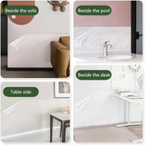 Transparent Wall Protection Film 40 cm x 3 m, Static Adhesion, Removable, Durable, Water and Oil Resistant, Easy to Clean, Furniture Foil Wall Decoration