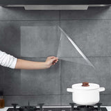 Transparent Wall Protection Film Static Adhesion Removable Durable Water and Oil Resistant Easy to Clean Furniture Foil Wall Decoration, 40 cm × 5 m