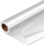 Transparent Wall Protection Film 40 cm x 10 m, Static Adhesion Removable Durable Water and Oil Resistant Easy to Clean Furniture Foil Wall Decoration