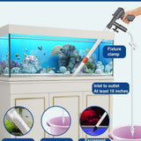 Aquarium Bottom Cleaner Set for Fish Tank, Effective Sand Cleaner, Compatible with Aquariums