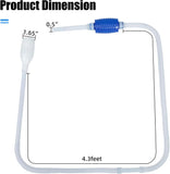 Aquarium Vacuum Siphon, Fish Tank Water Changer, Gravel Cleaner, Hand Pump