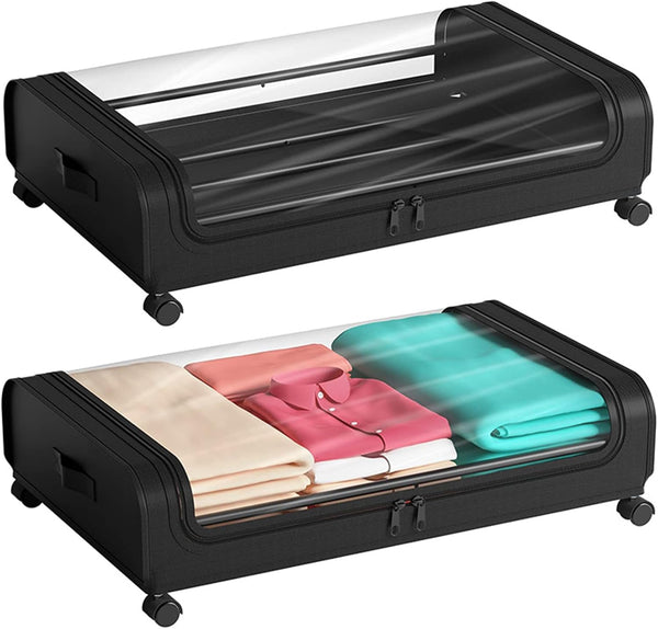Under Bed Storage Rolling 50L Large Capacity and Wheels  Containers XXL OPTION 1