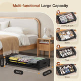 Under Bed Storage Rolling 50L Large Capacity and Wheels  Containers XXL OPTION 1