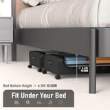 Under Bed Storage Rolling 50L Large Capacity and Wheels  Containers XXL OPTION 1