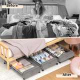 Under Bed Storage Rolling 50L Large Capacity and Wheels  Containers XXL OPTION 2