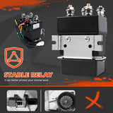 Car winch 12V Electric Winch 4500LB Winch and Steel Cable With 5.5MX13M