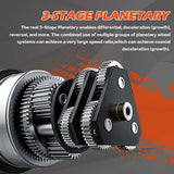 Car winch 12V Electric Winch 4500LB Winch and Steel Cable With 5.5MX13M