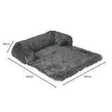 Pet Sofa Cover Soft with Bolster M Size (Grey) FI-PSC-125-SMT
