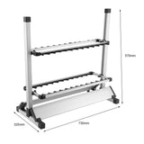 Fishing Gear Fishing Rod Rack Holder 24 Rods Storage Holder