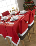 Christmas Chair Covers Tablecloth Runner Decoration Xmas Table Cloth (130x180 cm)