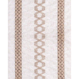 Cotton Linen Table Runner with Knot Tassel Bed End Towel Long Tablecloth Mat - Beige