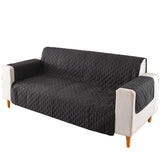 130X195cm Seater Pet Sofa Protector Cover Quilted Couch Covers Lounge Slipcover - Grey