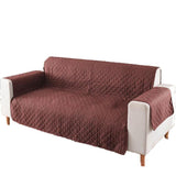190x195cm Seater Pet Sofa Protector Cover Quilted Couch Covers Lounge Slipcover - Grey
