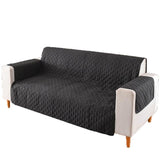 190x195cm Seater Pet Sofa Protector Cover Quilted Couch Covers Lounge Slipcover - Grey