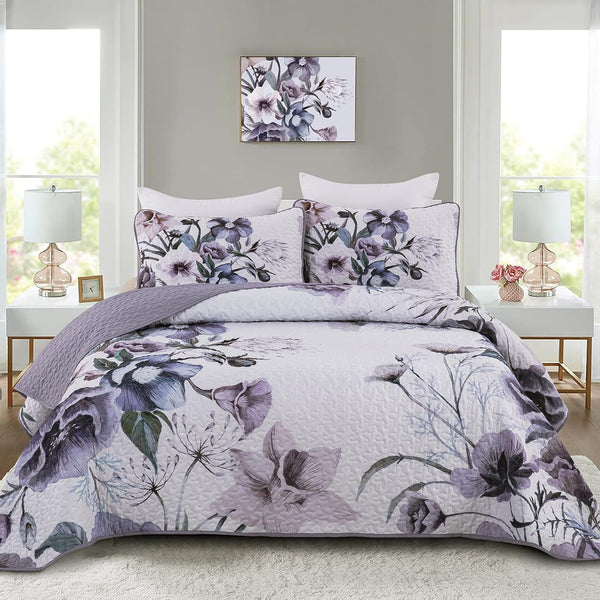 Bedding 3 Pc Bedspread & 2 Pillow Cover Set