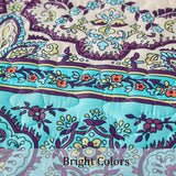 Quilted coverlet Tranquil and pillow covers set: Perfect for Relaxation - Queen size