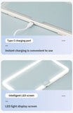 Car Sun Visor Makeup Mirror with LED Light and button - Tri-Color, Touch Control